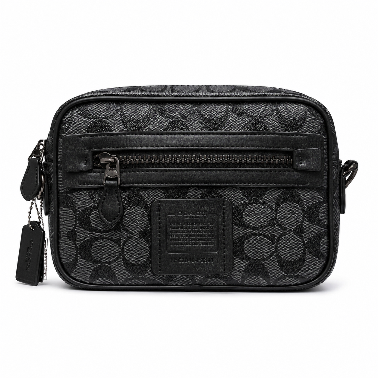 COACH Inspired Signature Crossbody Bag for Men – Premium Leather Style Shoulder Sling Bag