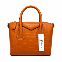 Givenchy Inspired Croc Texture Luxury Top Handle Handbag