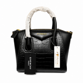 Givenchy Inspired Croc Texture Luxury Top Handle Handbag