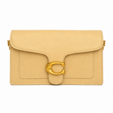 Coach Tabby Signature Canvas Wallet on Chain for Women – Leather Crossbody Clutch