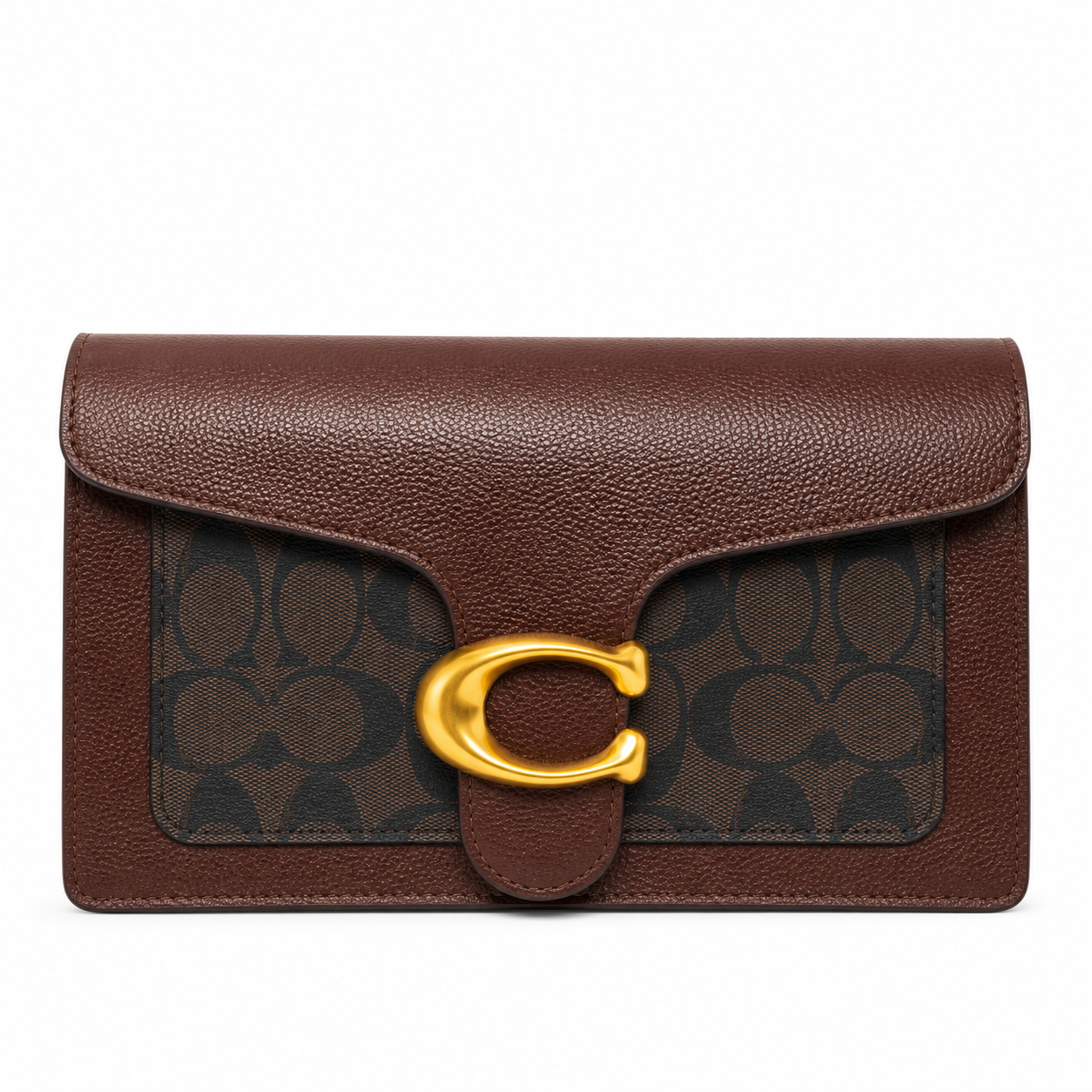 Coach Tabby Signature Canvas Wallet on Chain for Women – Leather Crossbody Clutch