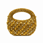 Exquisite Crystal Studded Evening Clutch Bag - Premium Rhinestone Party Handbag