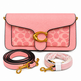 Coach Tabby Signature Shoulder Pink Bag
