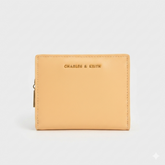 CHARLES & KEITH Women's Mini Top-Zip Snap Button Wallet