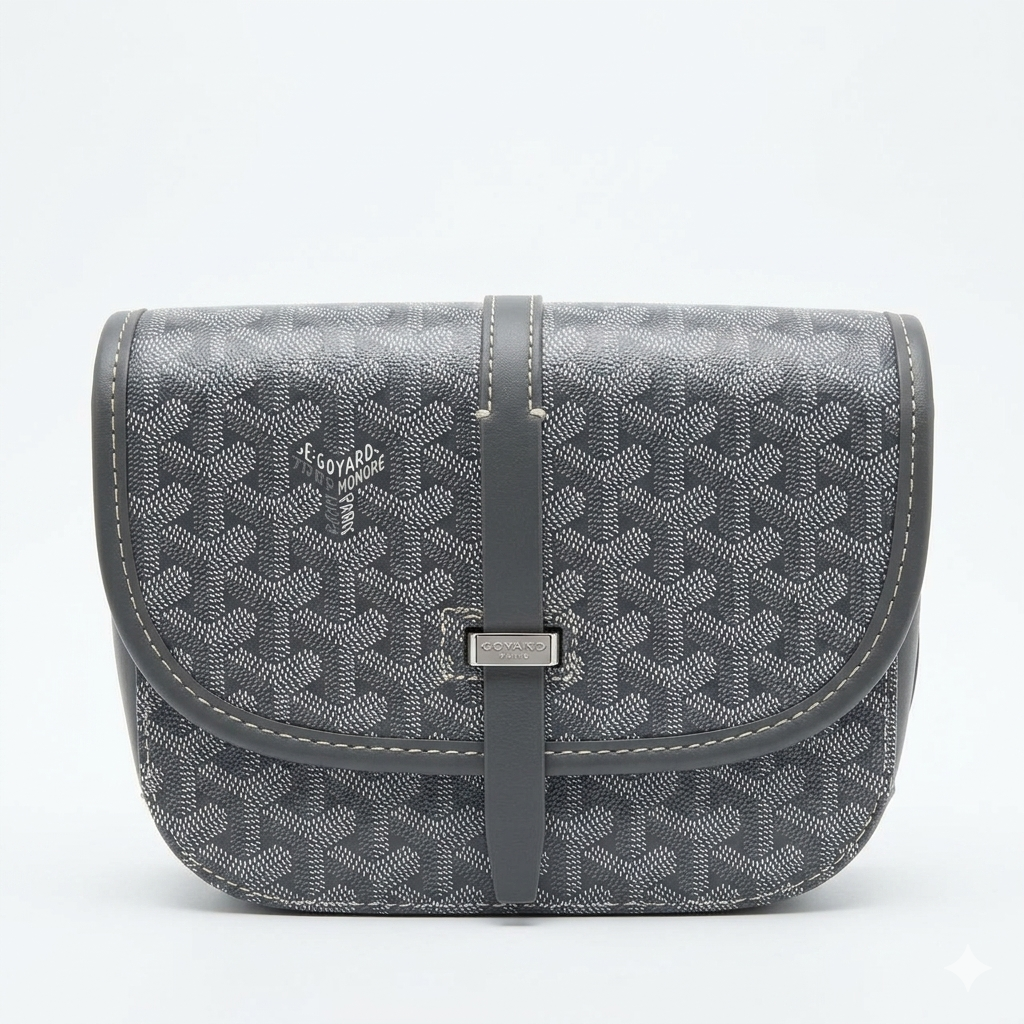 Goyard Belvedere PM Messenger Bag – Luxury Goyardine Canvas Crossbody Collection