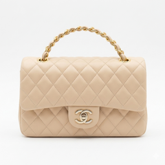 Chanel Quilted Flap Bag with Top Handle – Premium Luxury Handbag for Women