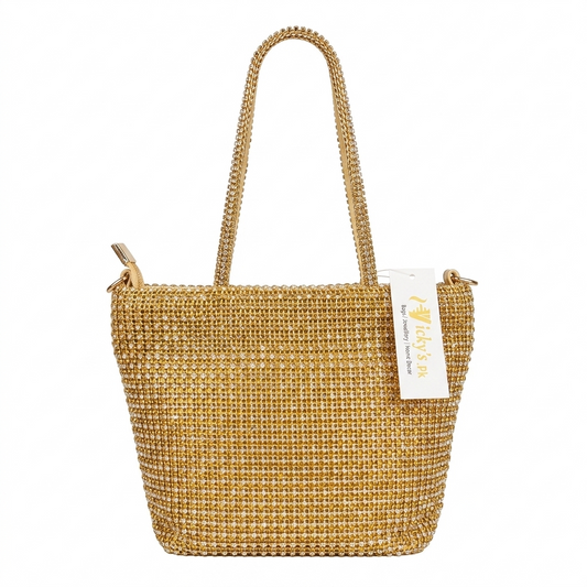 Stunning Rhinestone Encrusted Bucket Bag Collection
