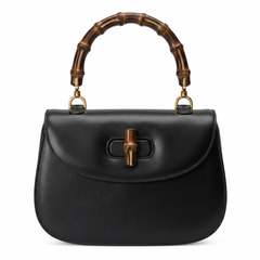 Gucci Bamboo Top Handle Bag – Premium Leather Heritage Collection
