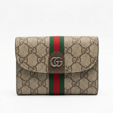 Gucci Ophidia GG Medium Compact Wallet | Luxury Bi-Fold Card Holder & Coin Purse