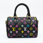 LV Speedy Bandoulière 20 - Beige Monogram Empreinte Leather with Gold-Tone Hardware
