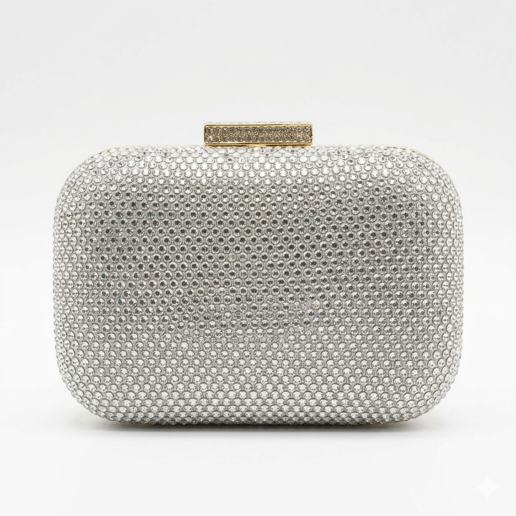Crystal Encrusted Luxury Clutch