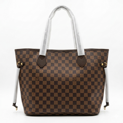 LV Neverfull MM Damier Ebene Tote Bag | Luxury Shoulder Bag with Matching Pouch