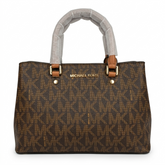 Michael Kors Kimly Large Logo Satchel – Iconic Monogram Top-Handle Shoulder Bag