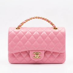 Chanel Quilted Flap Bag with Top Handle – Premium Luxury Handbag for Women