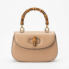 Gucci Bamboo Top Handle Bag – Premium Leather Heritage Collection