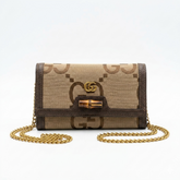 Gucci Bamboo Monogram Canvas Mini Bag & Wallet Collection - Luxury GG Supreme