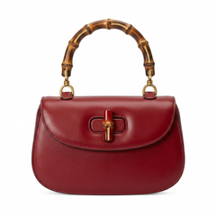 Gucci Bamboo Top Handle Bag – Premium Leather Heritage Collection