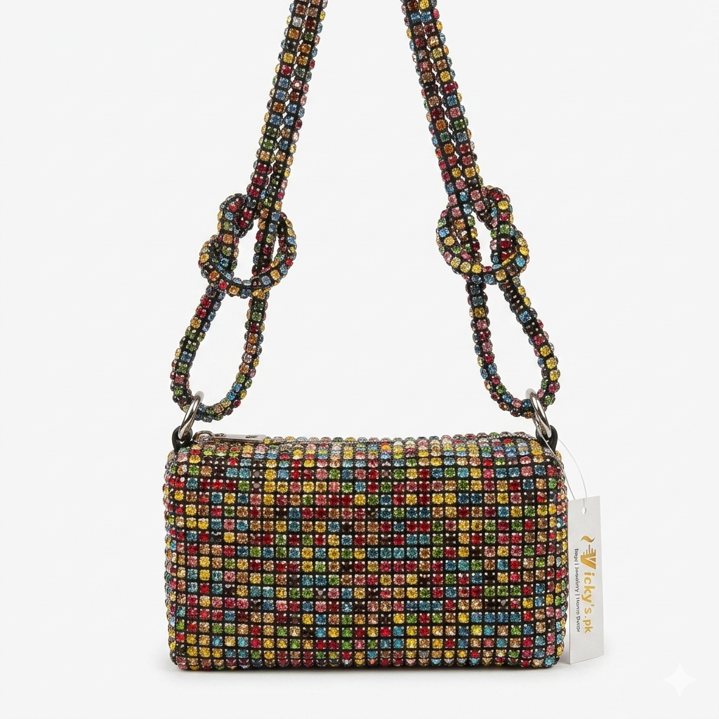 Elegant Rhinestone Embellished Evening Handbag Collection