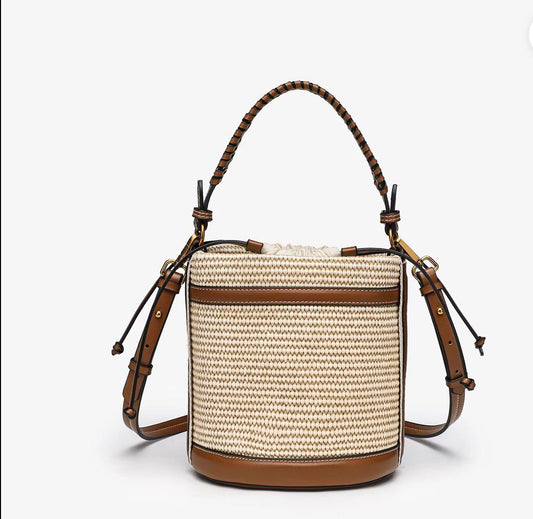 Elegant Woven Bucket Bag – Premium Summer Style Handbag