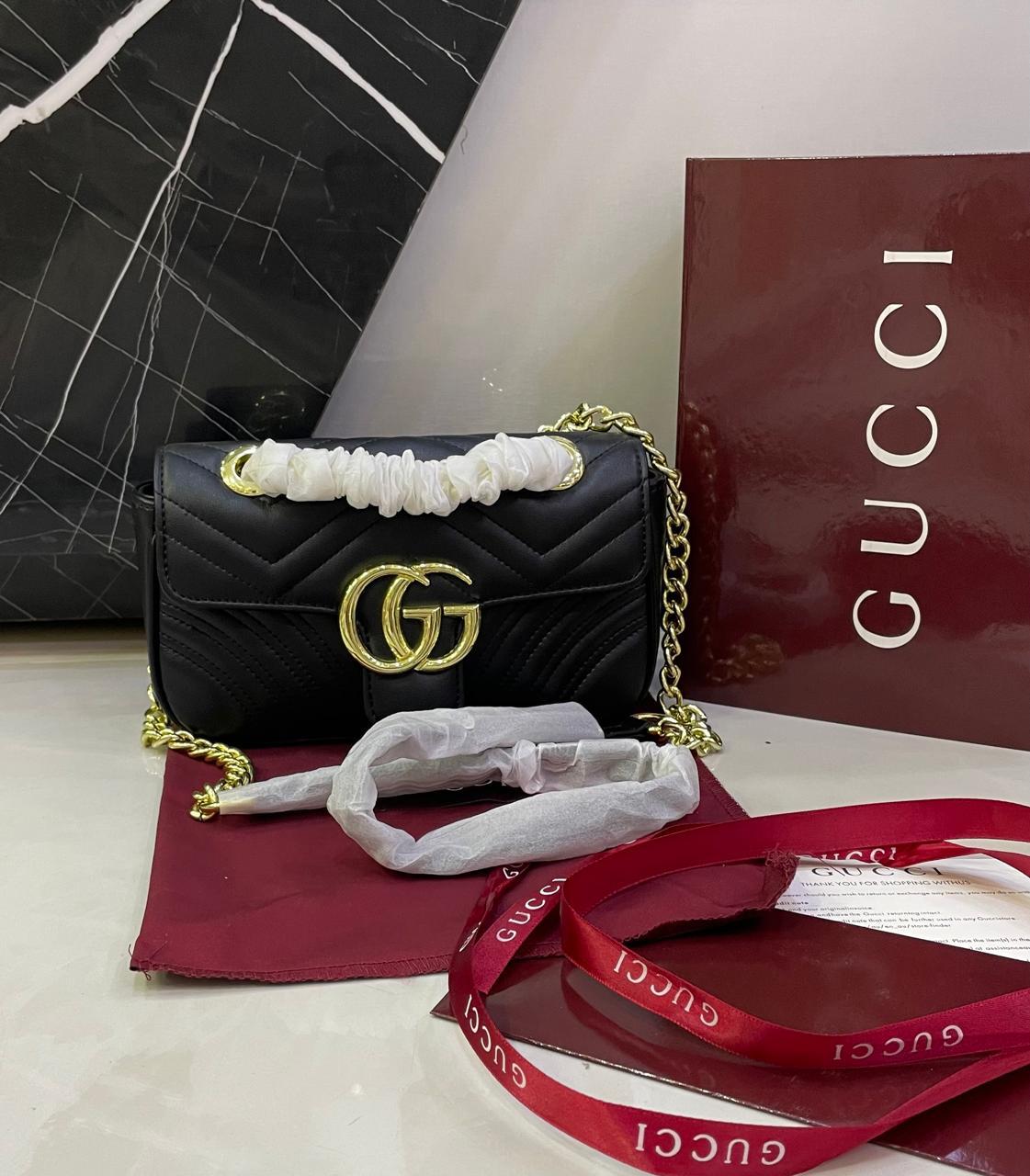 Luxury Quilted Chain Crossbody Bag | Gucci Bag