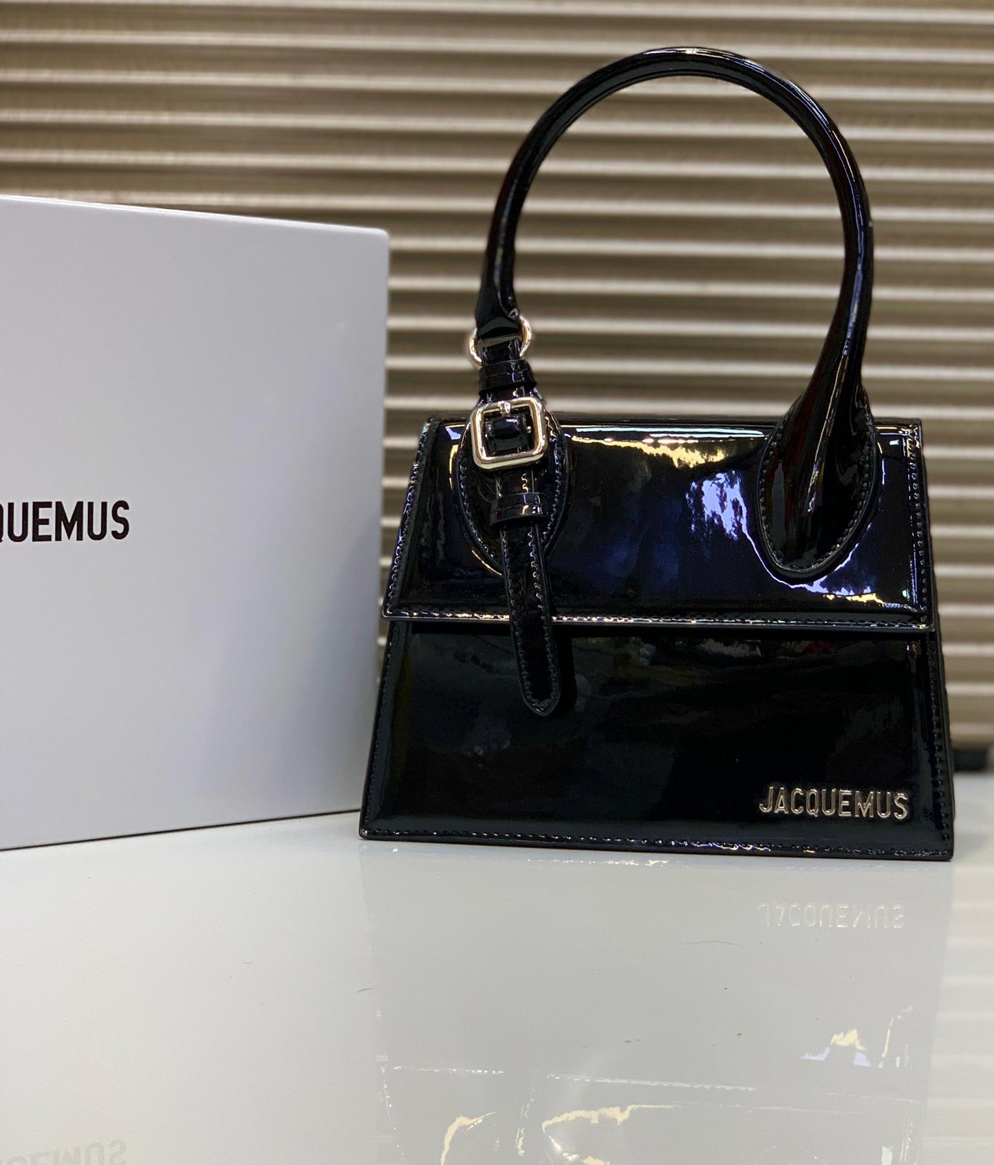 Elegant Glossy Mini Top Handle Bag for Women – Chic Fashion Handba