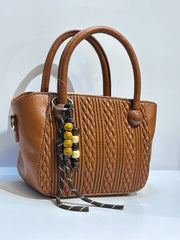 Slim Double Bag - Stylish Compact Double Compartment Handbag