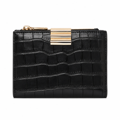 Luxury Croc Texture Mini Wallet