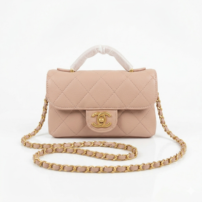 Elegant Quilted Ladies Crossbody Bag – Chanel Paris