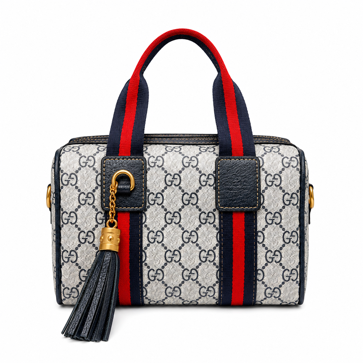 GUCCI Inspired Mini Boston Handbag for Women – Premium Monogram Shoulder & Hand Carry Bag