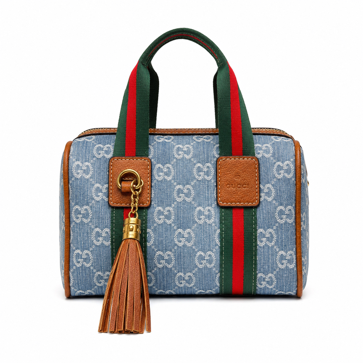 GUCCI Inspired Mini Boston Handbag for Women – Premium Monogram Shoulder & Hand Carry Bag