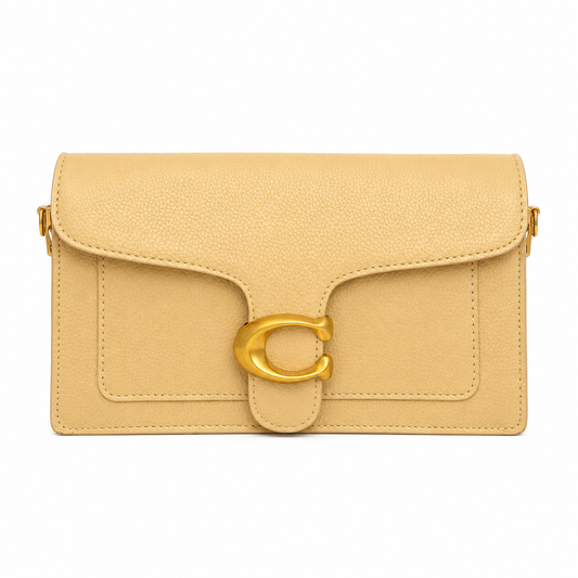 Coach Tabby Signature Canvas Wallet on Chain for Women – Leather Crossbody Clutch