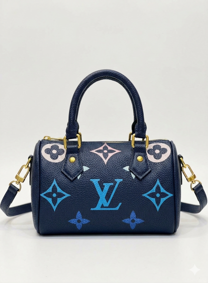 LV Speedy Bandoulière 20 - Beige Monogram Empreinte Leather with Gold-Tone Hardware