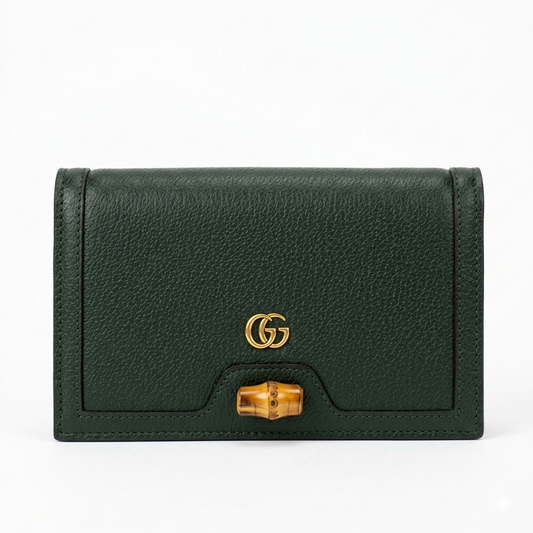 Gucci Bamboo 1947 Leather Wallet on Chain – Premium Luxury Clutch Collection