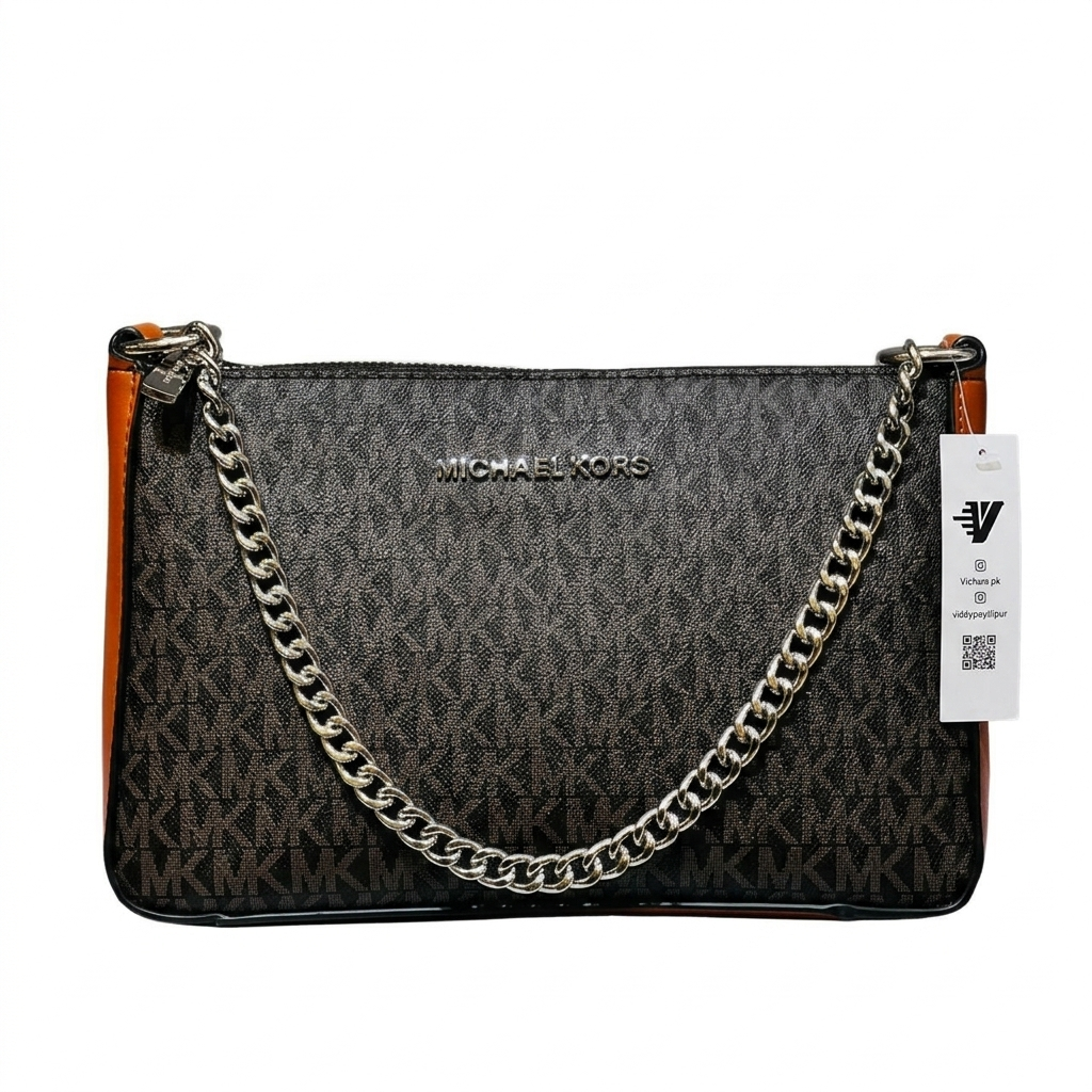 Michael Kors MK Signature Chain Shoulder Bag for Women – Premium Designer Style Handbag