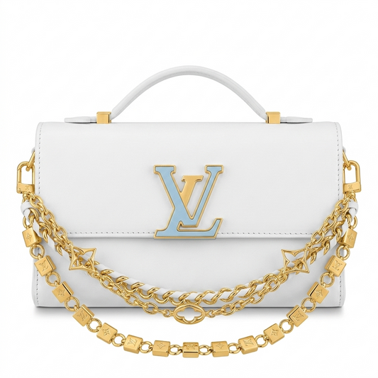 LV Twist Chain Top Handle Crossbody Bag for Women – Premium Designer Style Handbag