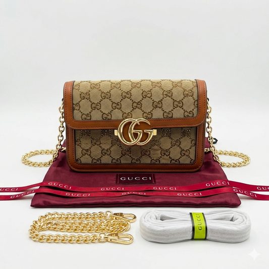 Gucci Marmont GG Supreme Shoulder Bag