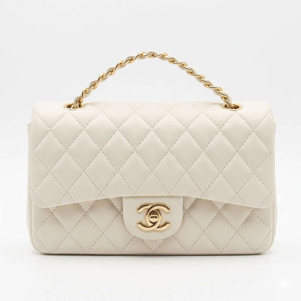 Chanel Quilted Flap Bag with Top Handle – Premium Luxury Handbag for Women