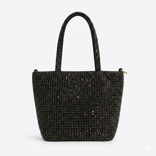 Stunning Rhinestone Encrusted Bucket Bag Collection