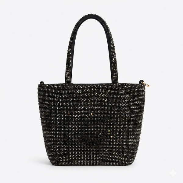 Stunning Rhinestone Encrusted Bucket Bag Collection