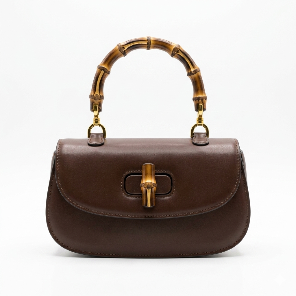 Gucci Bamboo Top Handle Bag – Premium Leather Heritage Collection