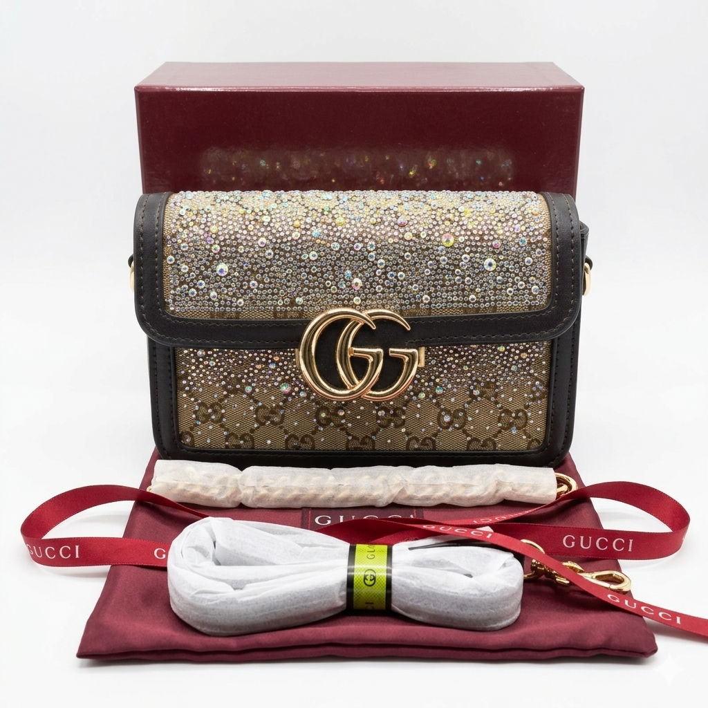 Gucci Marmont GG Supreme Shoulder Bag