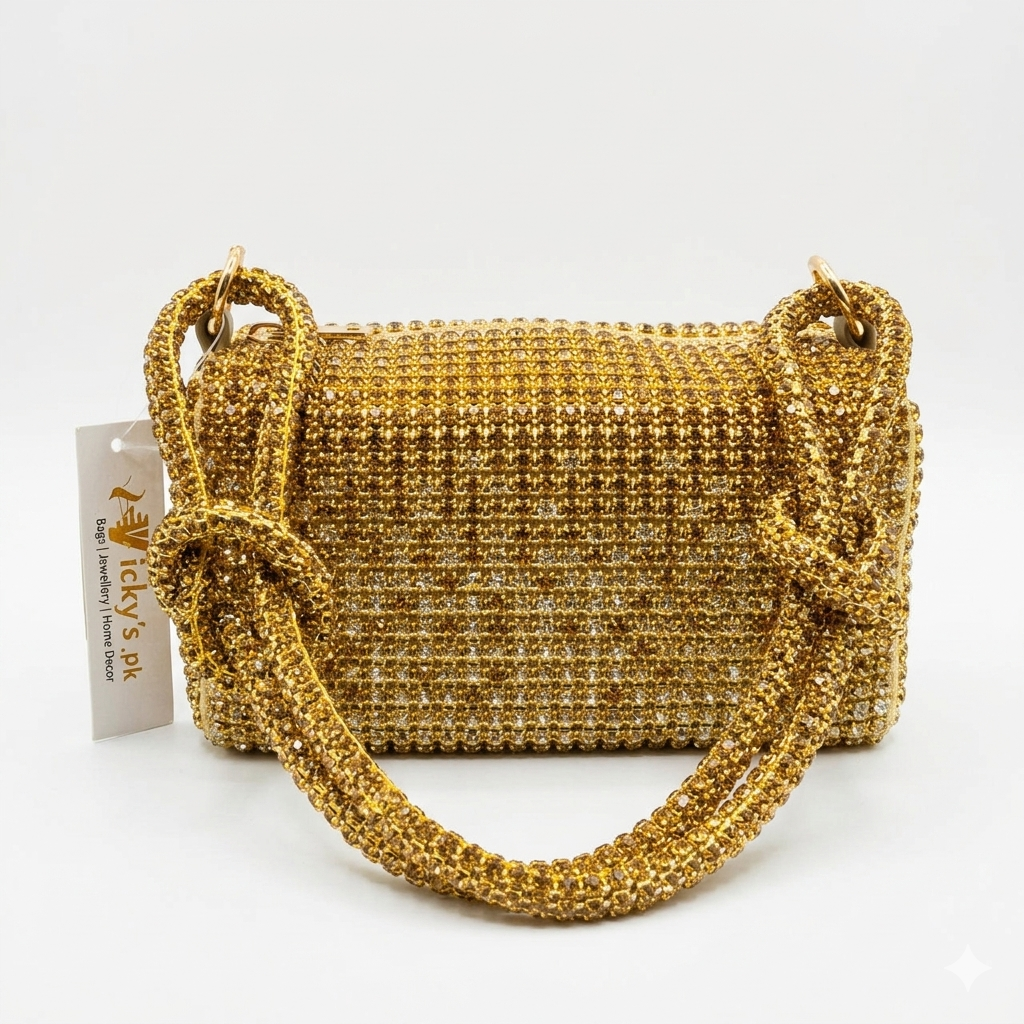 Elegant Rhinestone Embellished Evening Handbag Collection