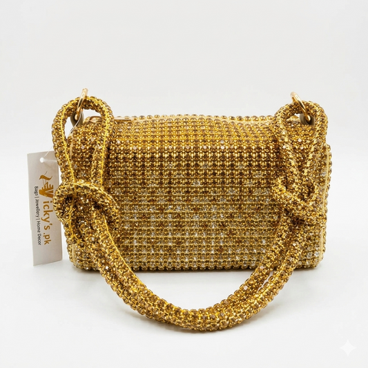 Elegant Rhinestone Embellished Evening Handbag Collection