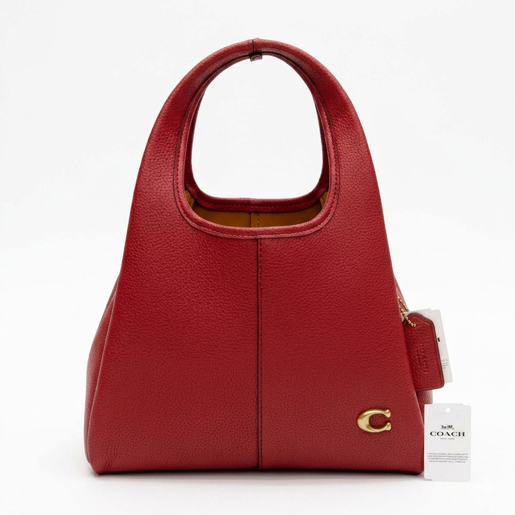 Red Coach Lana Shoulder Bag