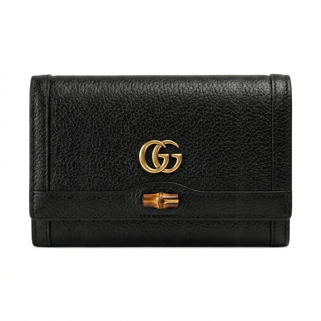 Gucci Bamboo 1947 Leather Wallet on Chain – Premium Luxury Clutch Collection