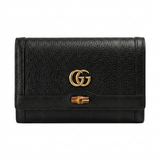 Gucci Bamboo 1947 Leather Wallet on Chain – Premium Luxury Clutch Collection