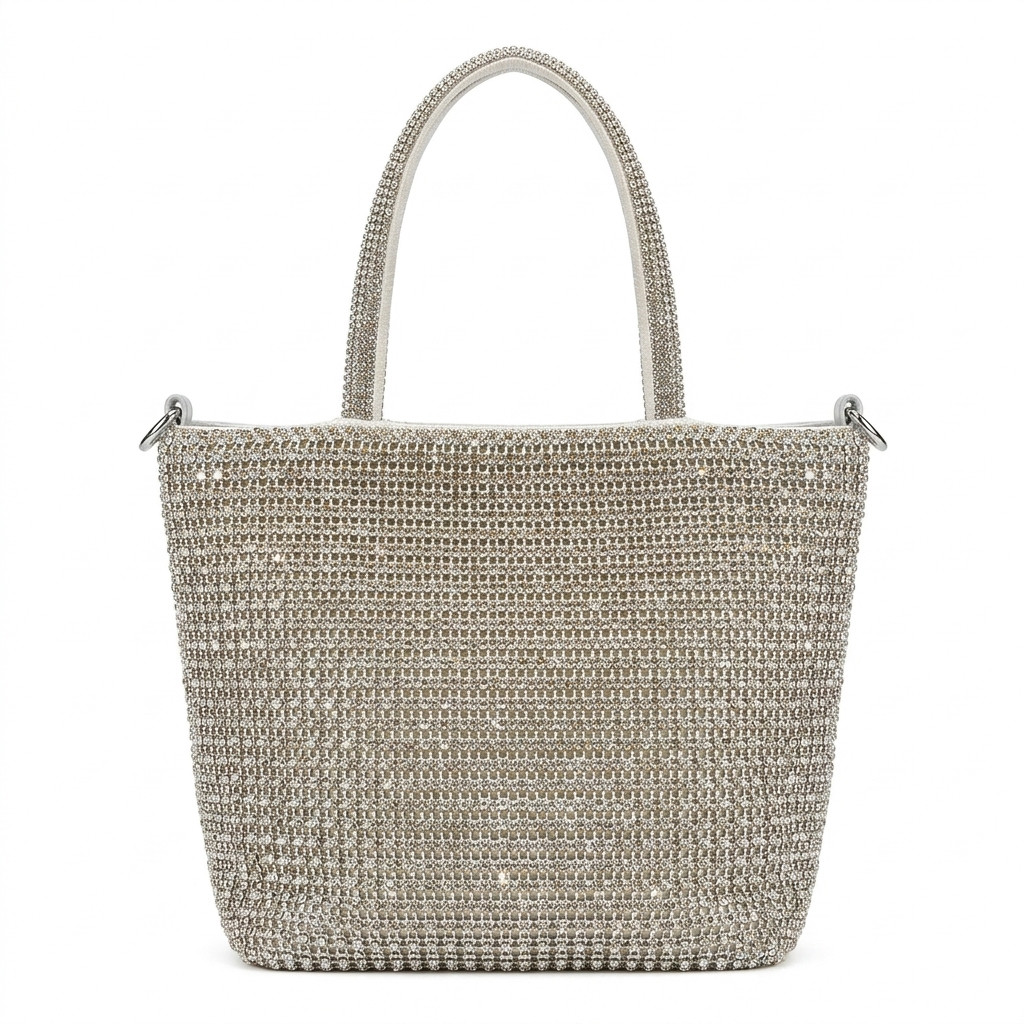 Stunning Rhinestone Encrusted Bucket Bag Collection