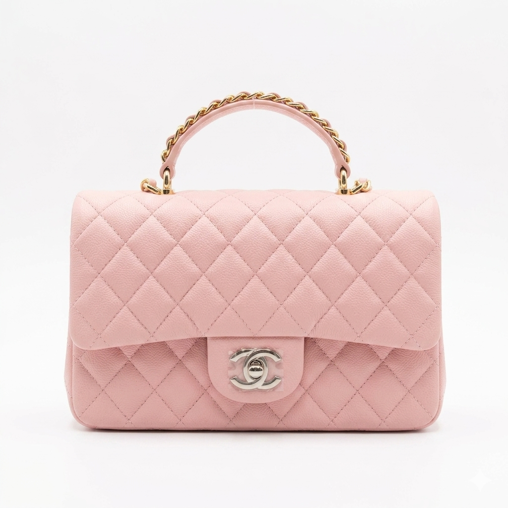 Chanel Quilted Flap Bag with Top Handle – Premium Luxury Handbag for Women