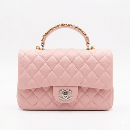 Chanel Quilted Flap Bag with Top Handle – Premium Luxury Handbag for Women
