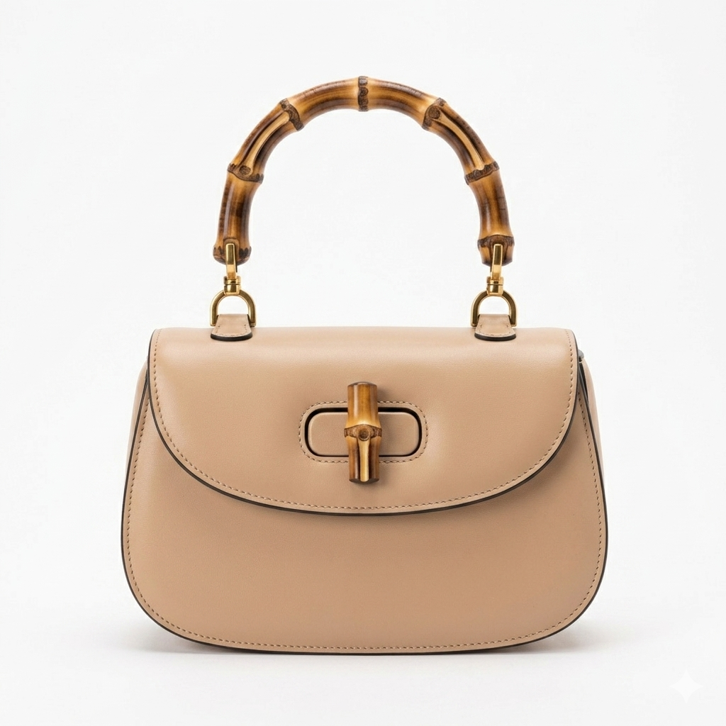 Gucci Bamboo Top Handle Bag – Premium Leather Heritage Collection